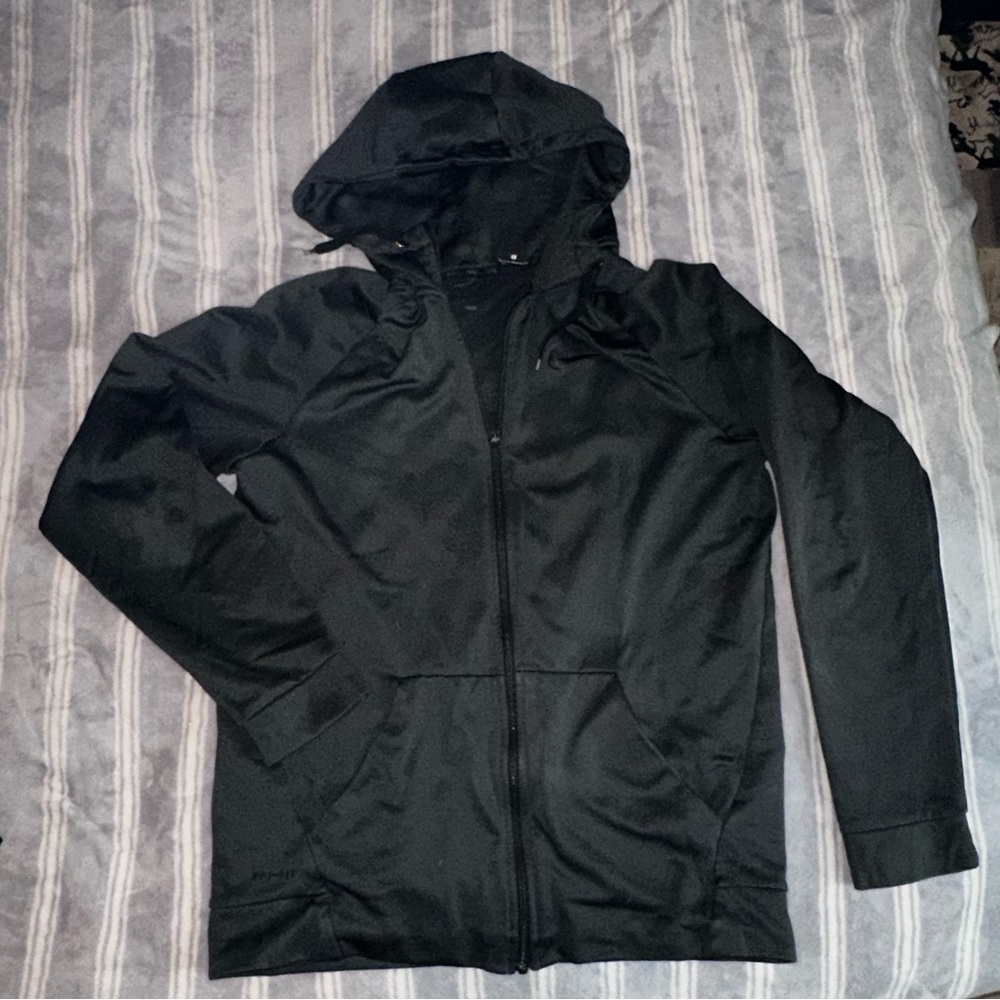charcoal nike zip up jacket